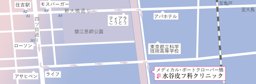 住吉駅から地図
